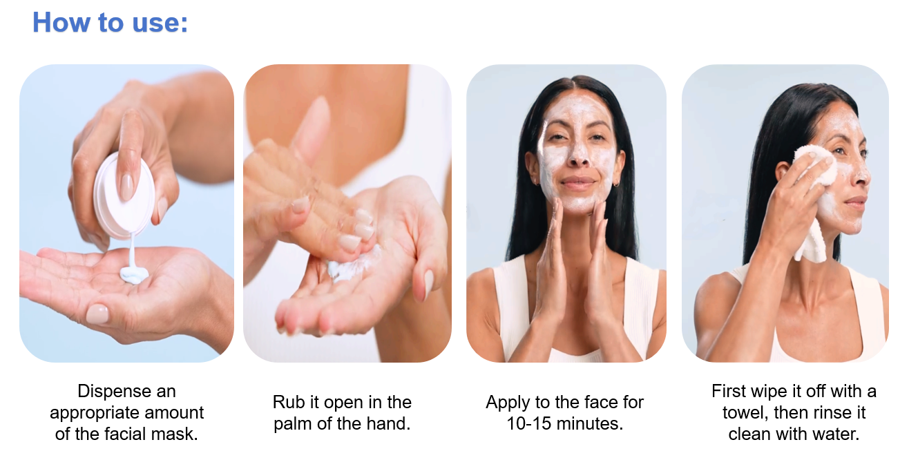 máscara facial espiral