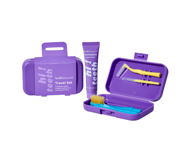 conjunto de viagem para dentes