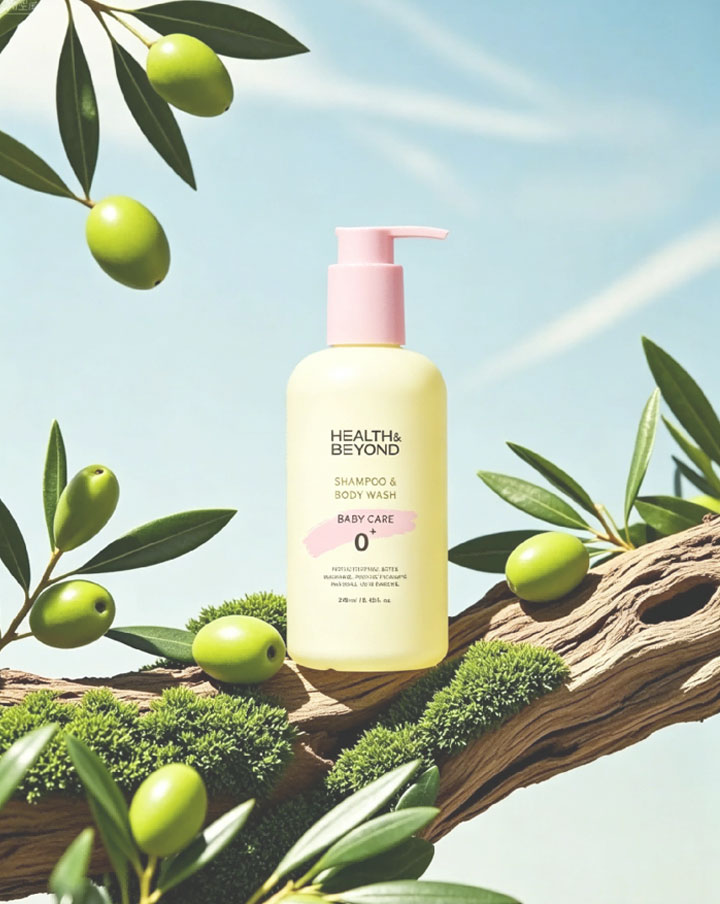 Shampoo e sabonete l&iacute;quido para beb&ecirc;s a partir de 0 anos