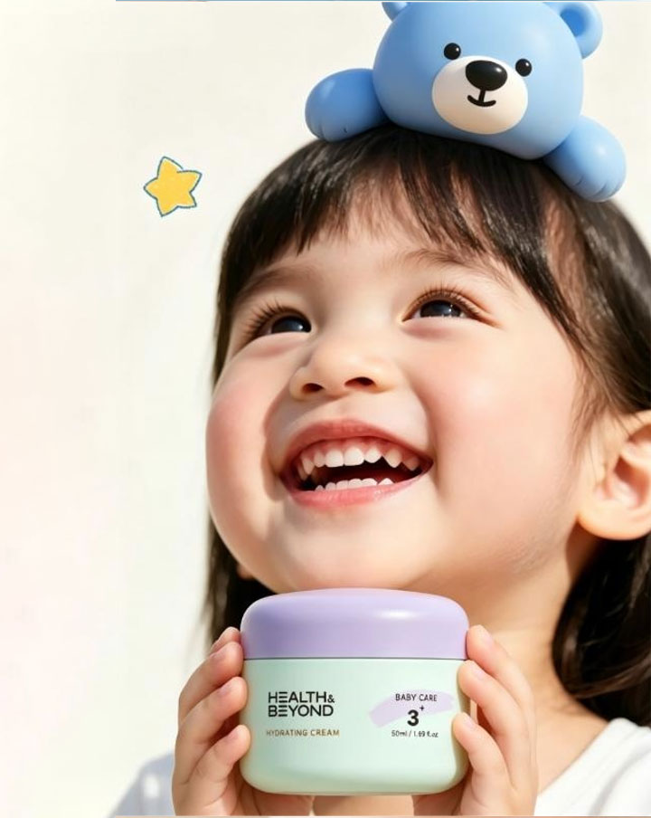 Creme facial para beb&ecirc;s a partir de 3 anos