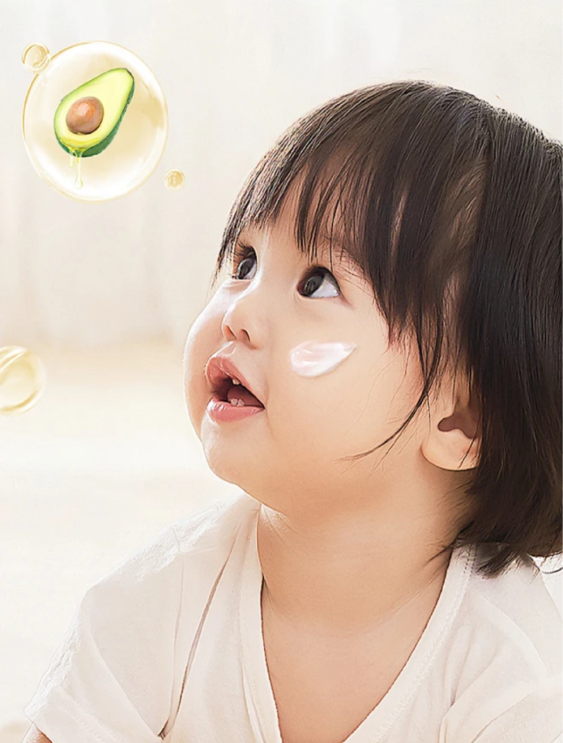Creme facial para bebês Baby facial cream