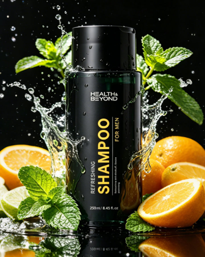 Shampoo refrescante masculino