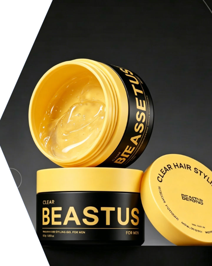 Gel para estilizar cabelo transparente OEM