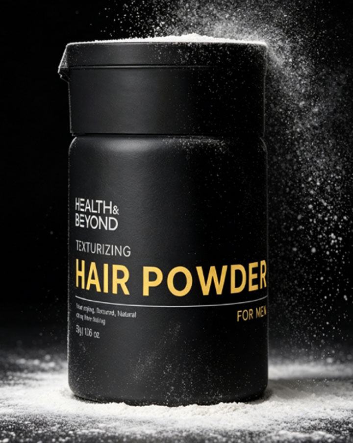 P&oacute; texturizador para cabelo masculino
