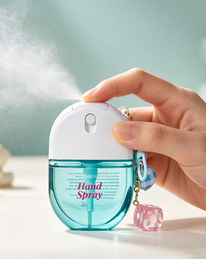 Spray para as m&atilde;os com &aacute;lcool 62% p/p