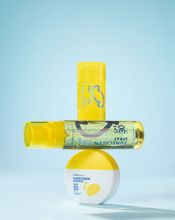 Spray de protetor solar