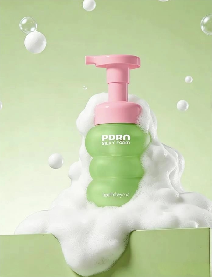 Espuma de limpeza sedosa PDRN