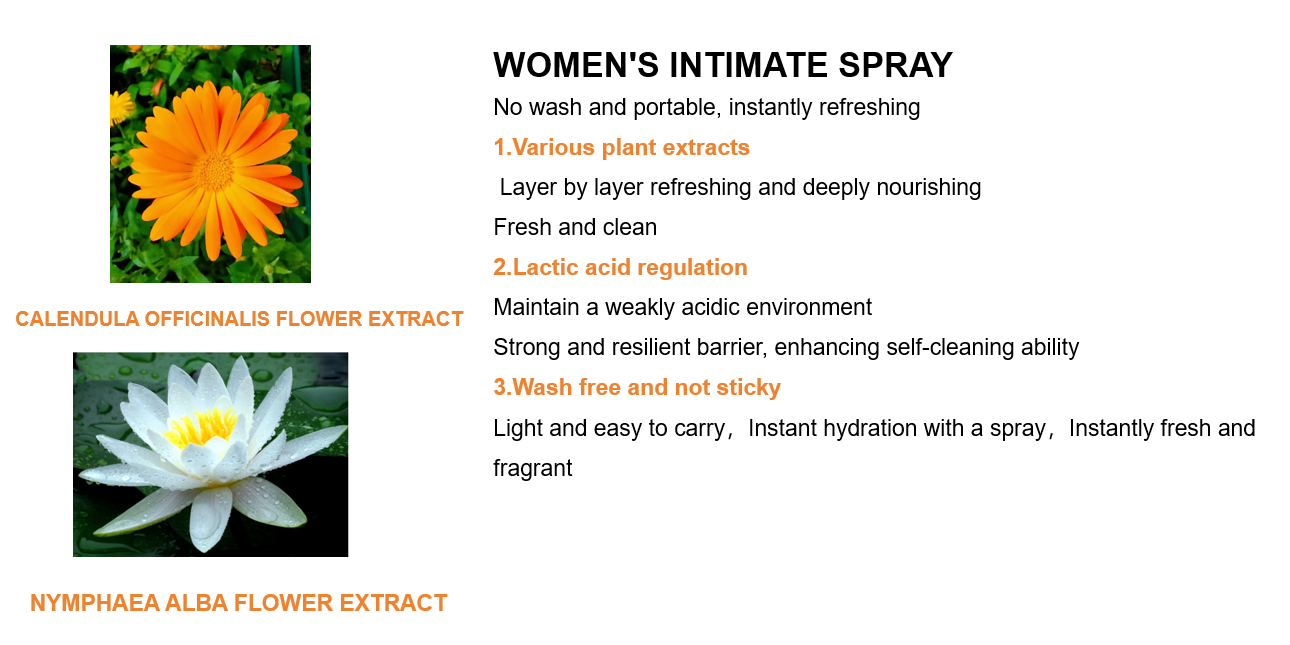 Spray íntimo feminino Women's intimate spray
