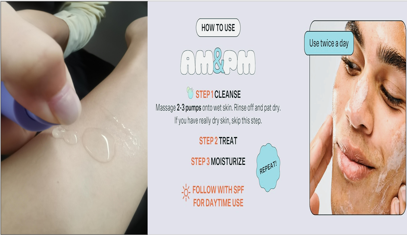 gel de limpeza 100ml gel cleanser 100ml